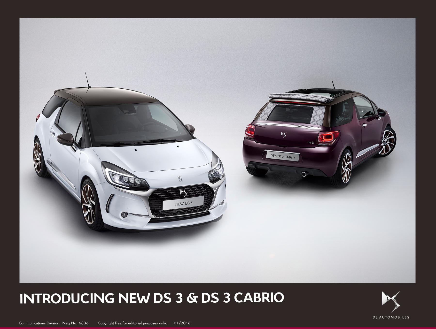 New DS 3 Hatch & DS 3 Cabrio