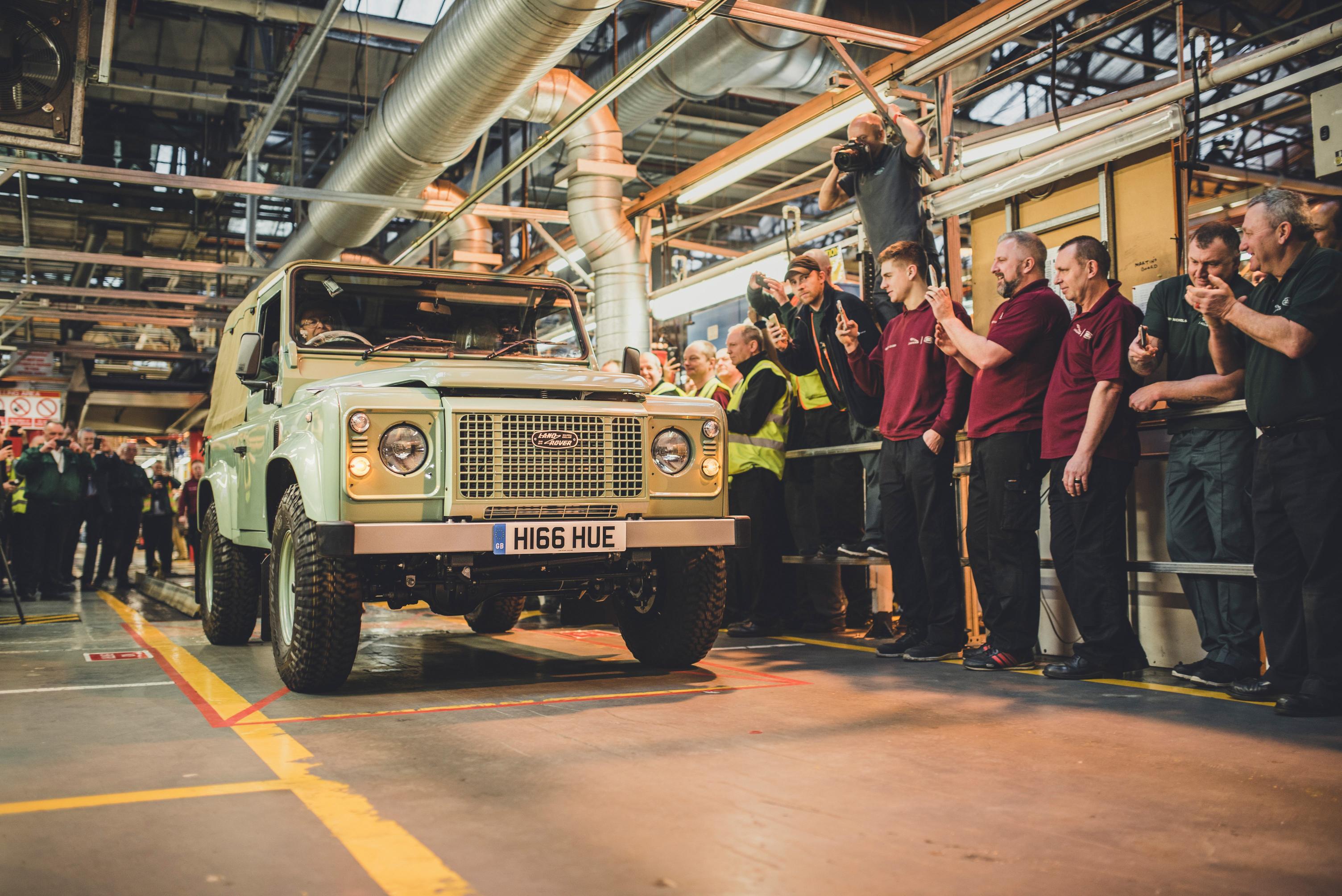 Last Land Rover Defender in all its glory